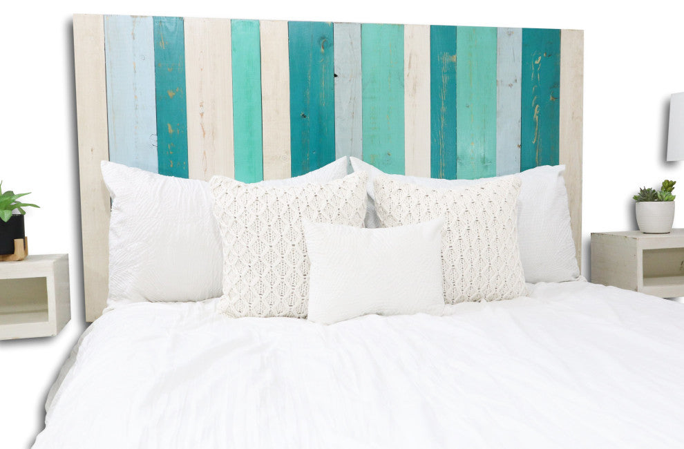 Handcrafted Headboard, Hanger Style, Serenity Mix, Queen