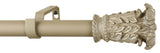 1" Diameter Chilton Curtain Rod, 84"-120", Cottage