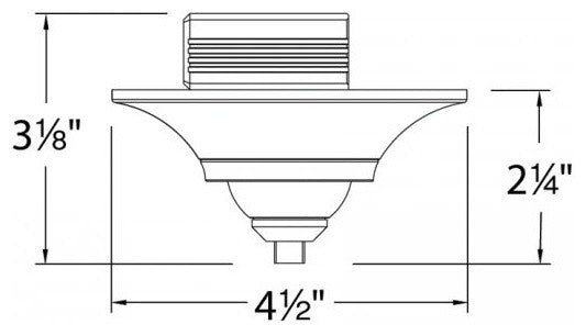 Quick Connect Sloped Ceiling Canopy, Dark Bronze