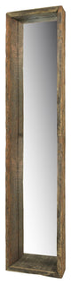 Wooden Mirrored Shelf
