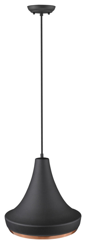 Tholos 1-Light Matte Black Pendant