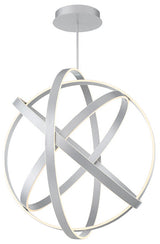 Modern Forms Kinetic 38" LED Chandelier in Titanium