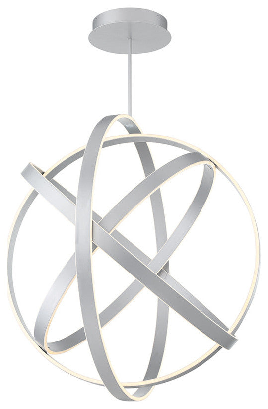 Modern Forms Kinetic 38" LED Chandelier in Titanium