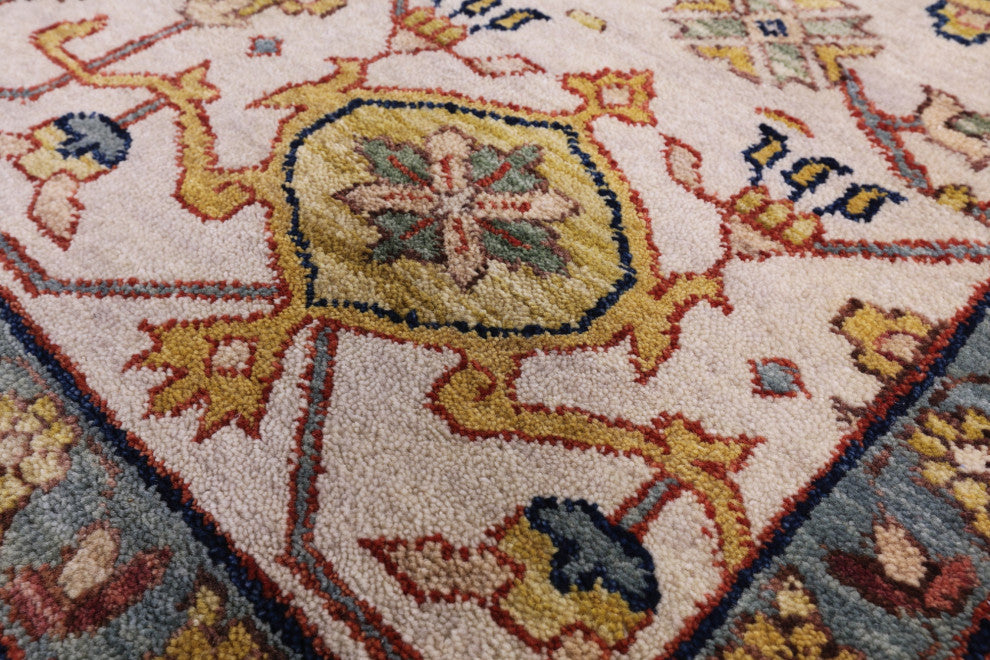 Handmade Persian Fine Serapi Wool Rug 8' 10" X 11' 11" - Q14696