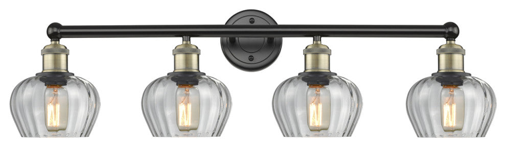 Fenton 4 33.5" Bath Vanity-Light Black Antique Brass