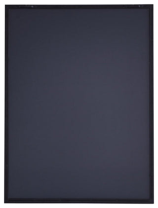 Elegant Eternity Metal Frame Rectangle Mirror 24" Black Finish