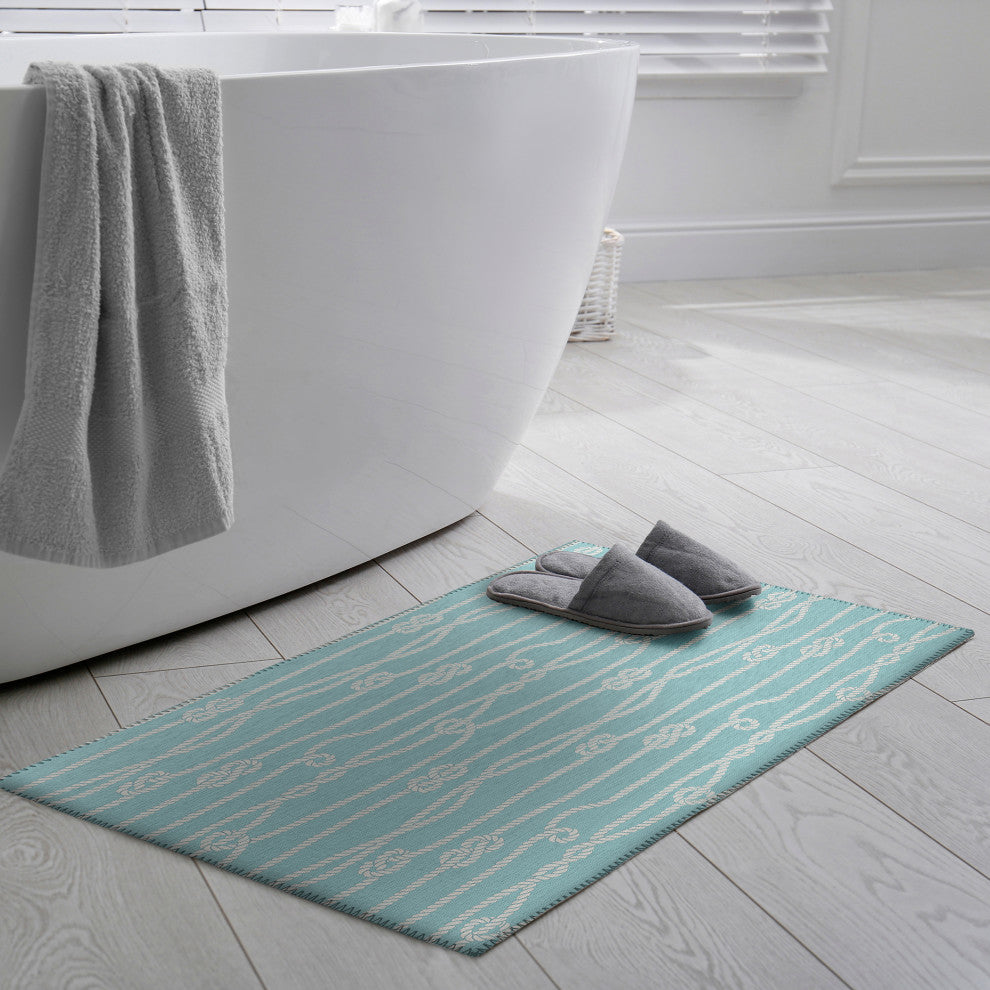 Indoor/Outdoor Harbor HA7 Lagoon Machine Washable 1'8" x 2'6" Rug