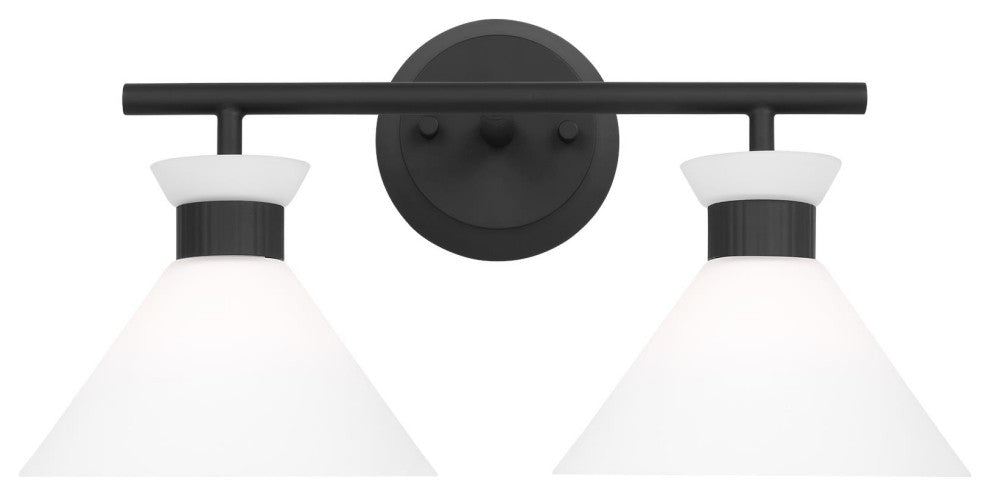 Belcarra 2 Light Bath, Midnight Black