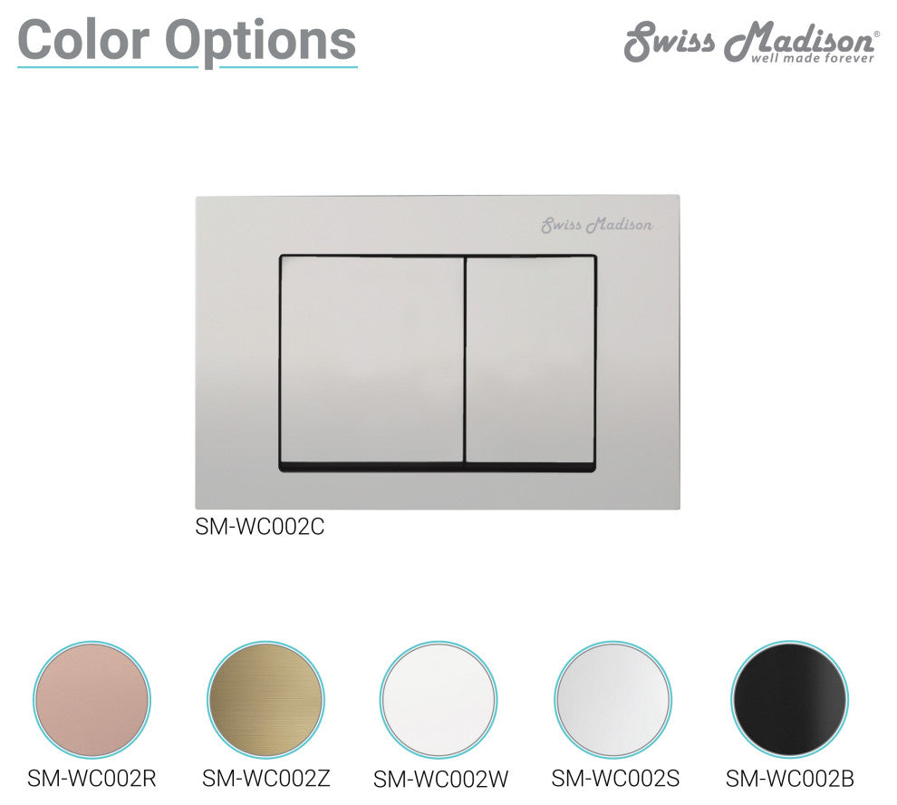 Dual Actuator Plate, Rose Gold, Dual Flush