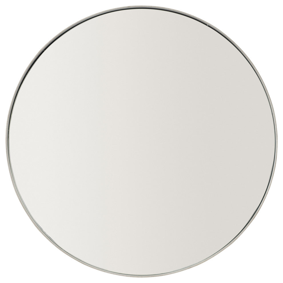 Bernhardt Loft Oakley Round Metal Mirror