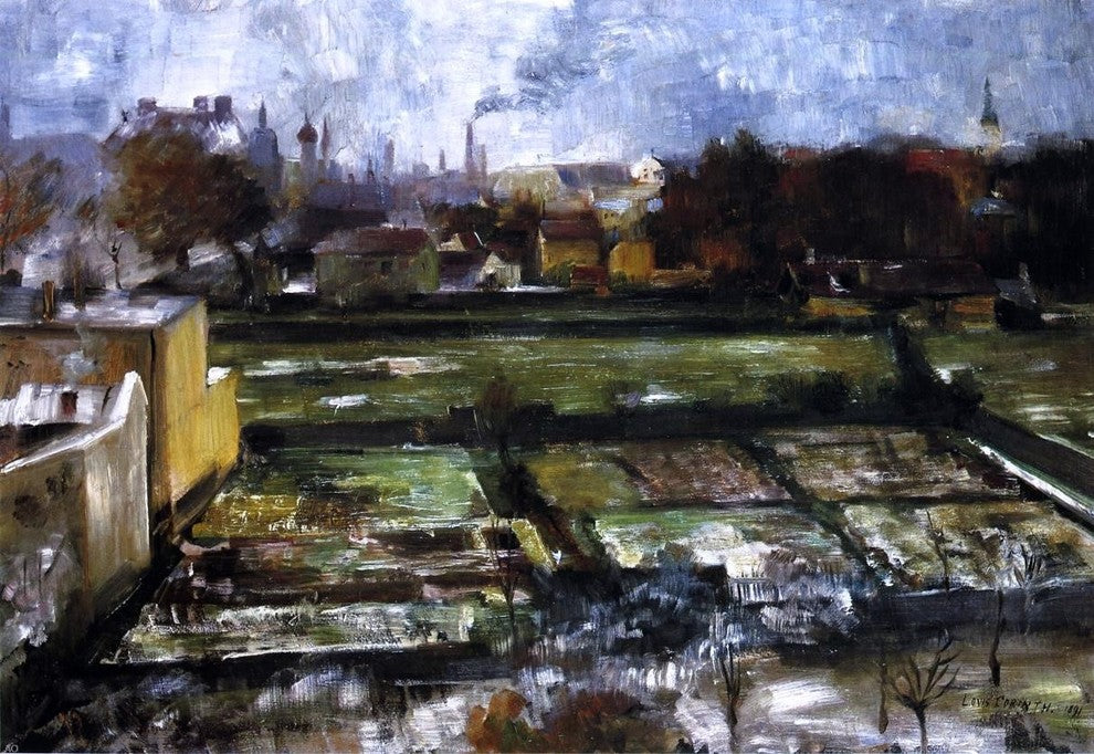 Lovis Corinth View from the Studio Wall Decal