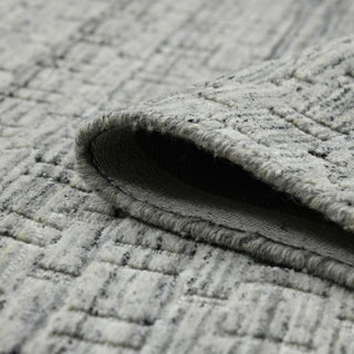 Houston Aliya Area Rug, Light Gray, 5' x 7'6", Geometric