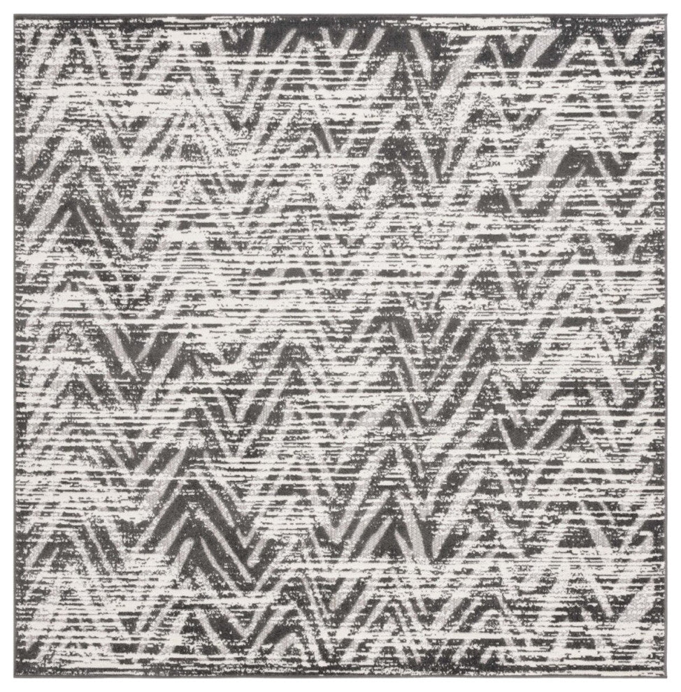 Safavieh Cottage Collection COT958H Rug, Grey, 6'7" Square