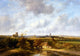 Jan Evert Morel An Extensive Summer Landscape with Peasants Wrapped Canvas