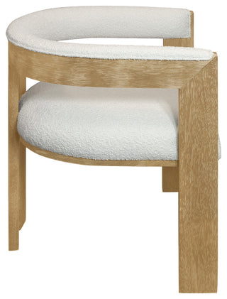 Logan 7-Piece Set With 82" Dining Table And 6 Trish Ivory Arm Chairs
