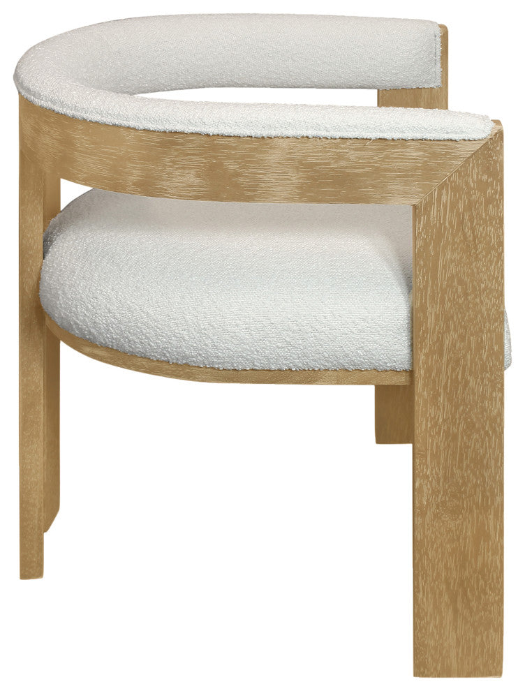Logan 7-Piece Set With 82" Dining Table And 6 Trish Ivory Arm Chairs