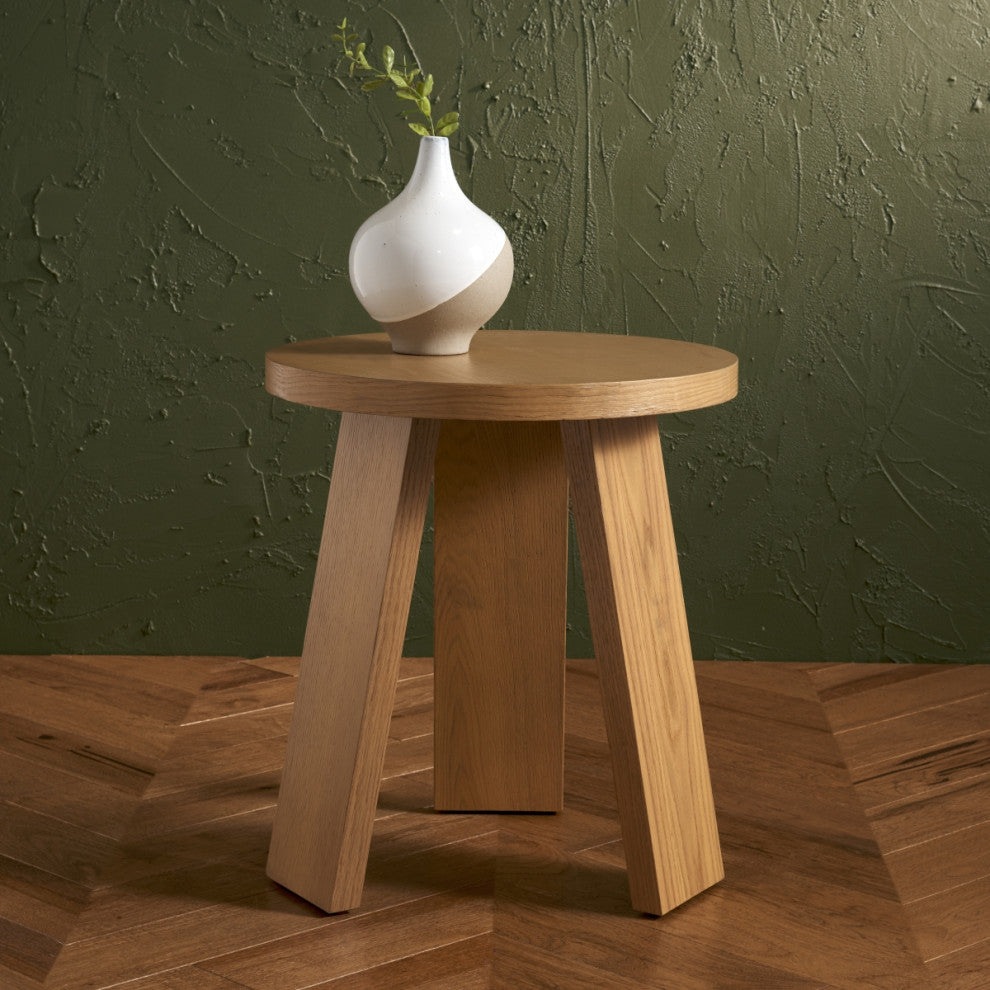 Safavieh Couture Julianna Wood Accent Table, Natural