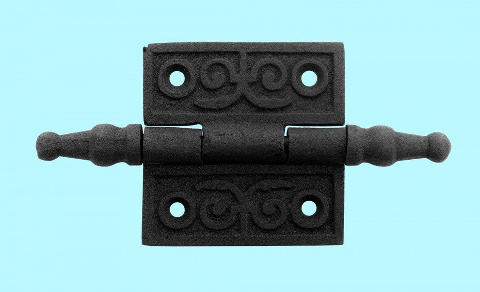 Victorian Door Butt Hinge Steeple Tip Wrought Iron 2" W |