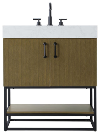 Elegant Lighting VF29230 Caroline 30" - Chestnut Brown