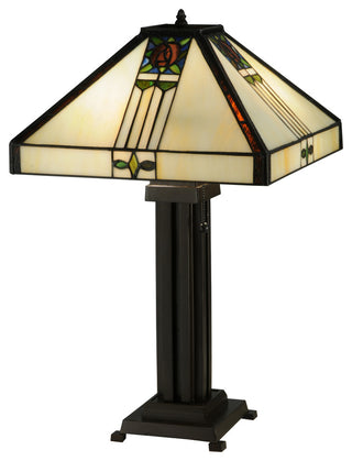 23.5H Pasadena Rose Table Lamp