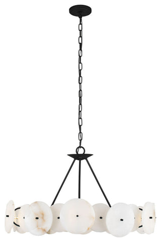 Cosmos 6-Lt Chandelier - Matte Black