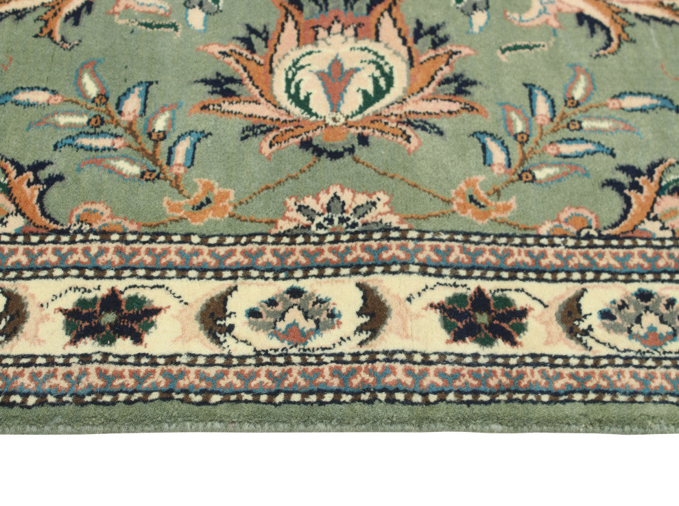 Pak-Persian Emil Light Green/Ivory Runner, 2'8x13'11