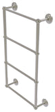 Que New 4-Tier 36" Ladder Towel Bar with Twist Detail, Satin Nickel