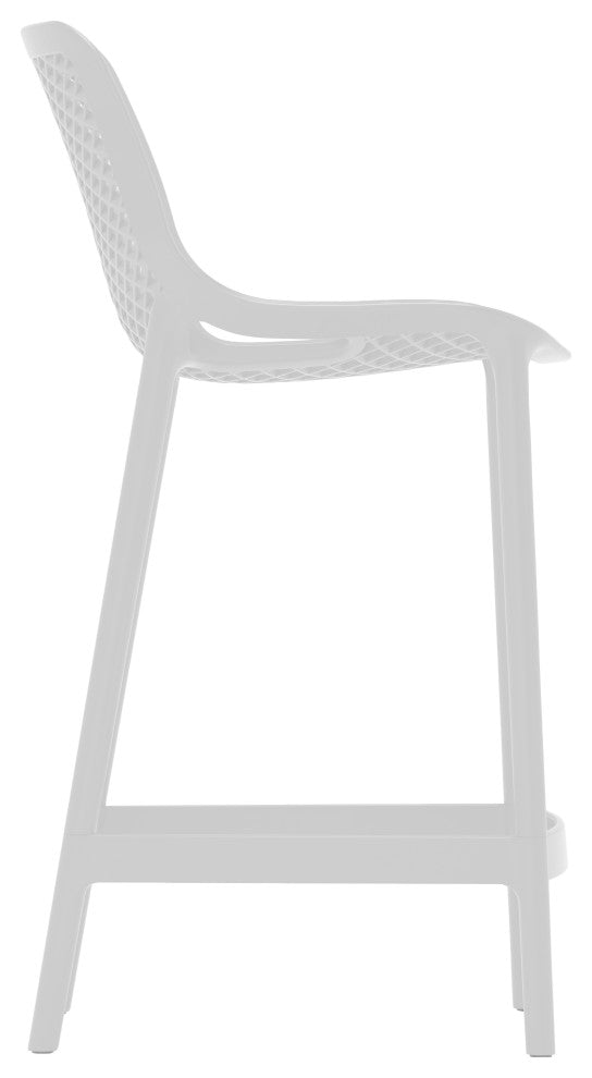 Mykonos Outdoor Patio Stool (Set of 4), White
