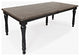Madison County Rectangle Ext Table - Vintage Black