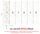 Hand Drawn Jungle Leaves Vinyl Peel and Stick Mural, Gray, 24"x96", Single