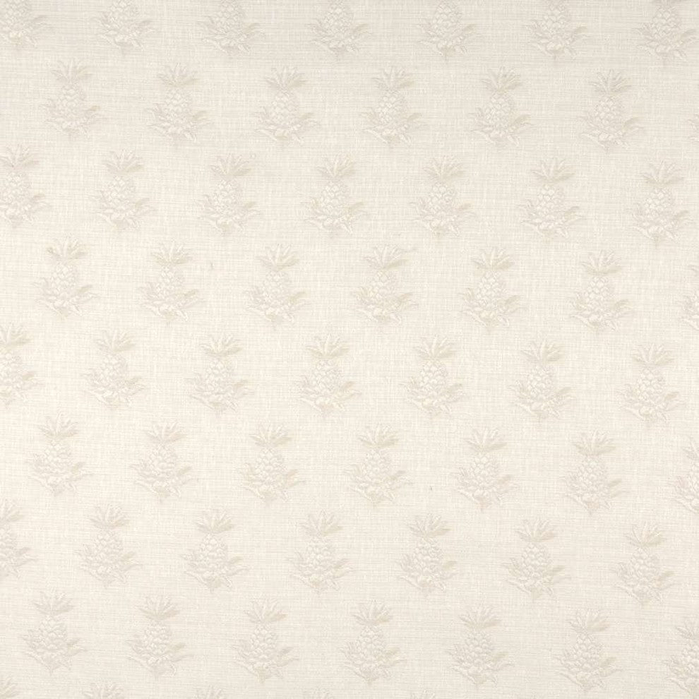 Beige And Off White Textured Pineapples Upholstery Fabric By The Yard