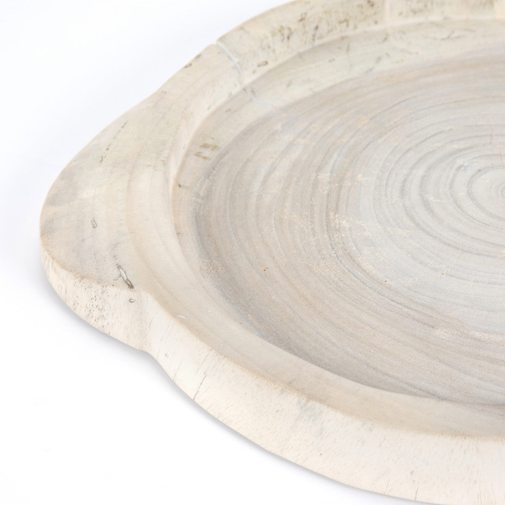 Tadeo Round Tray-Ivory