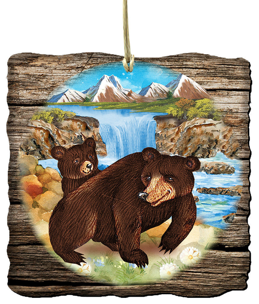 Bear Cabin Ornament