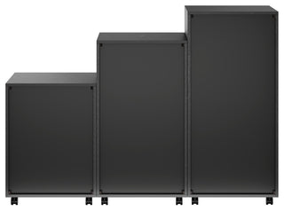 Halifax 3-Pc Multi-Drawer Storage Cabinet Set, Black