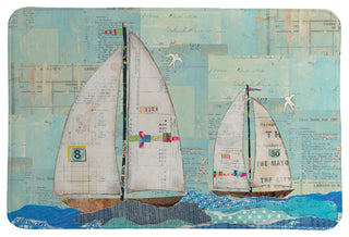 Laural Home At the Regatta Memory Foam Rug