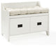 Fremont Entryway Bench, White