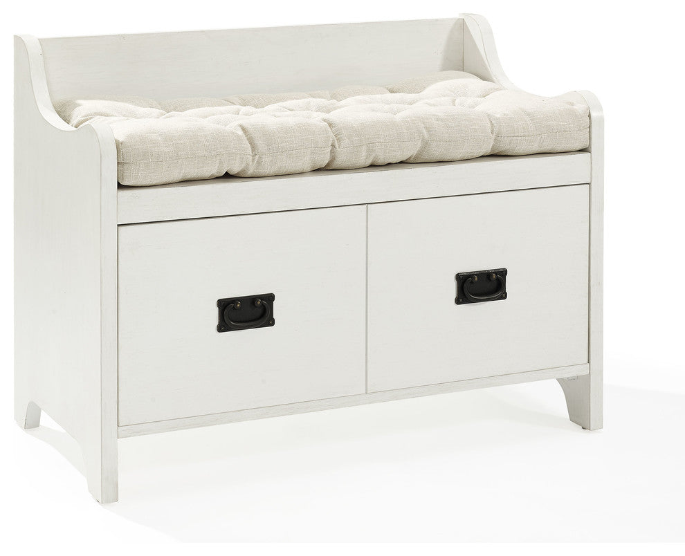 Fremont Entryway Bench, White