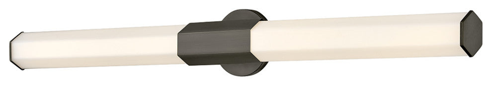 Hinkley Facet Bathroom Vanity Light, Black Oxide, 40"