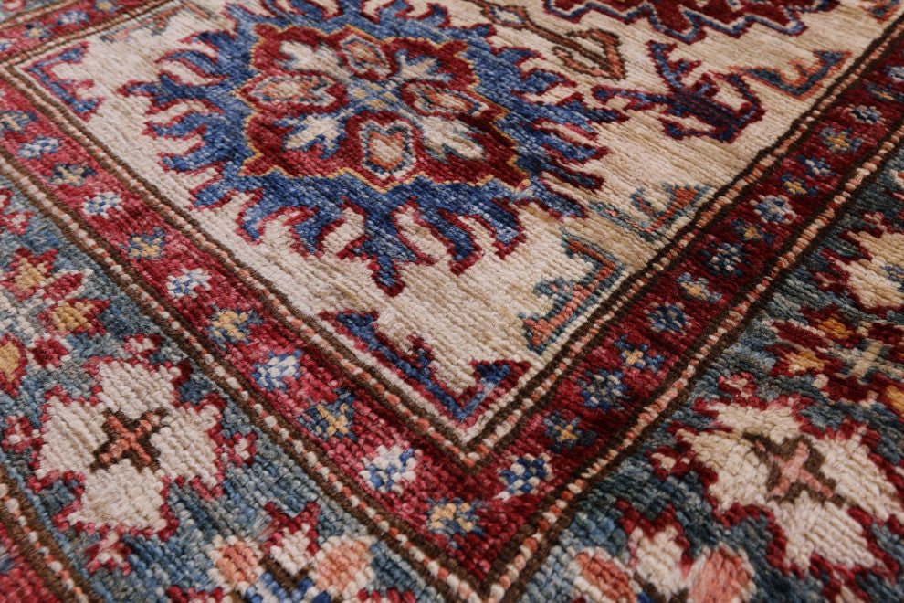 2' 0" X 5' 6" Super Kazak Hand Knotted Wool Runner Rug Q10305