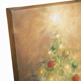 Santa Toy Sack Scene 20x30 Canvas Wall Art