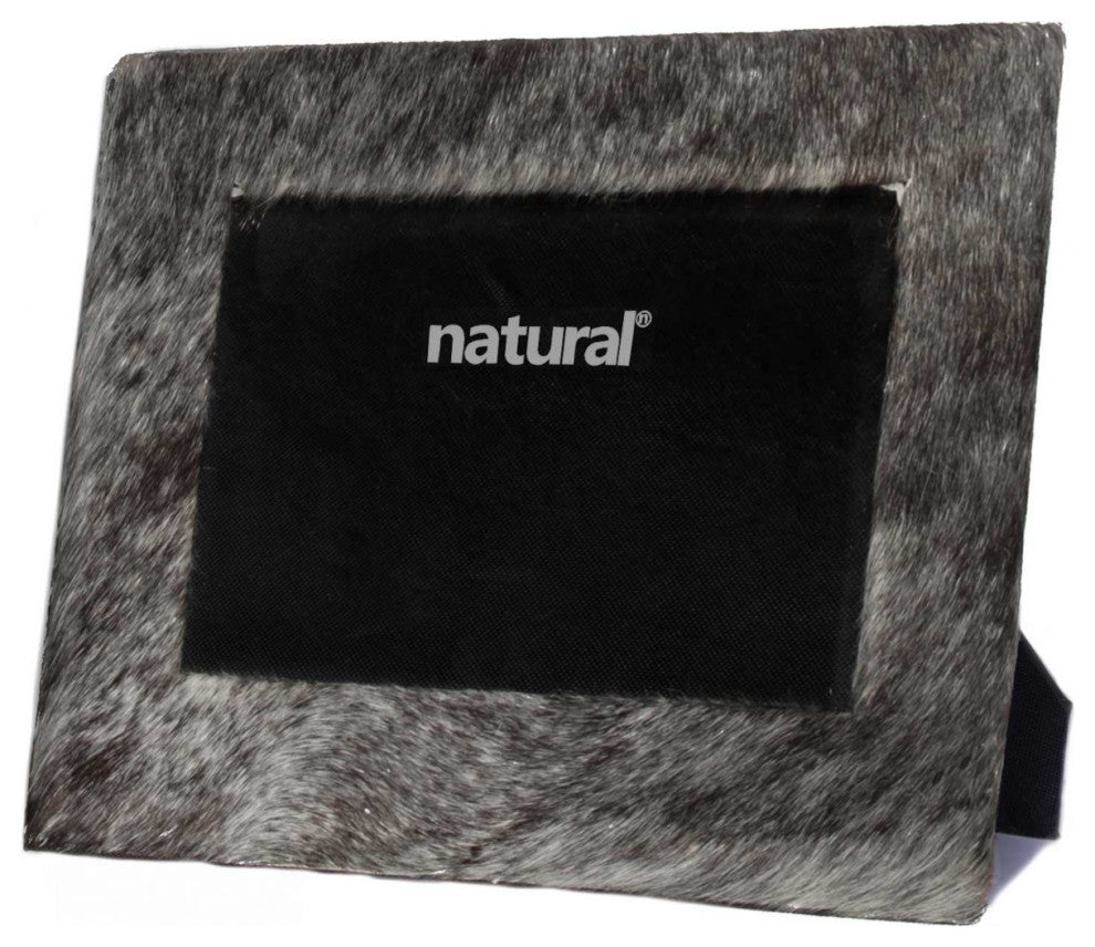 8"x10" Gray, Cowhide, 5"x7" Picture Frame