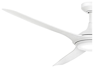 Hinkley Talan Talon 64" Led Smart Fan, Matte White