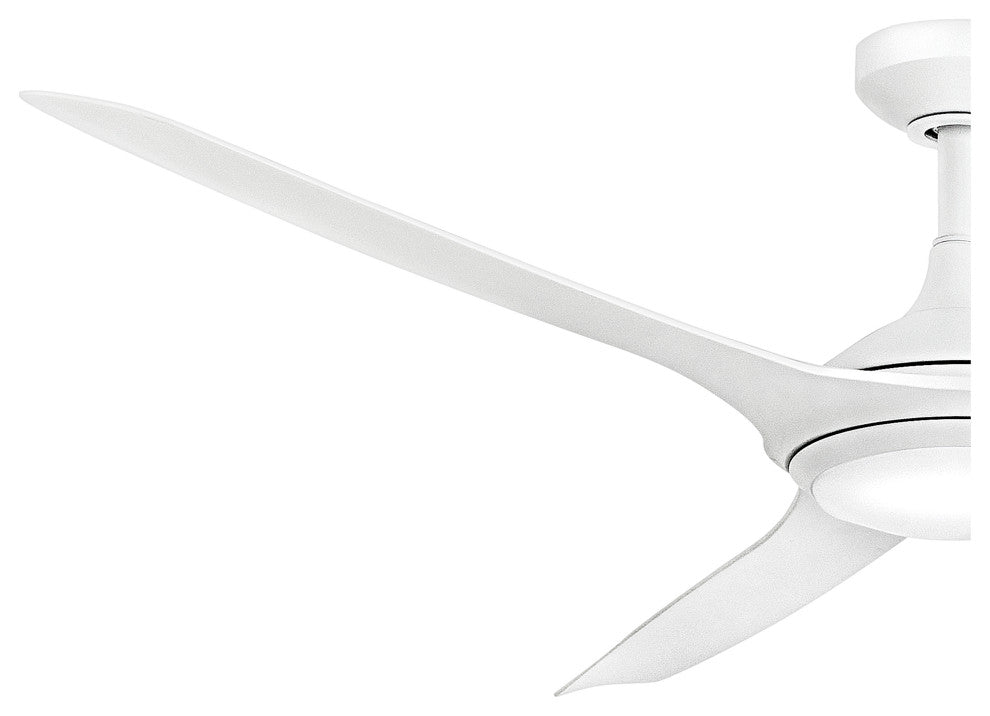 Hinkley Talan Talon 64" Led Smart Fan, Matte White