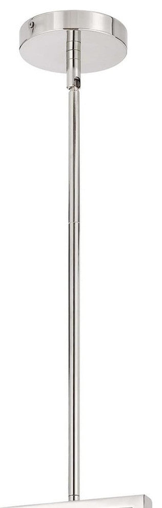 Benzara BM241872 Pendant With Cylindrical Rotatable Glass Shade, Chrome