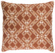 Surya Subira SBR-001 18"x18" Pillow Cover, Camel/Cream
