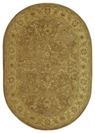 Safavieh Antiquities at311a Rug, Brown/Gold, 4'6"x6'6" Oval