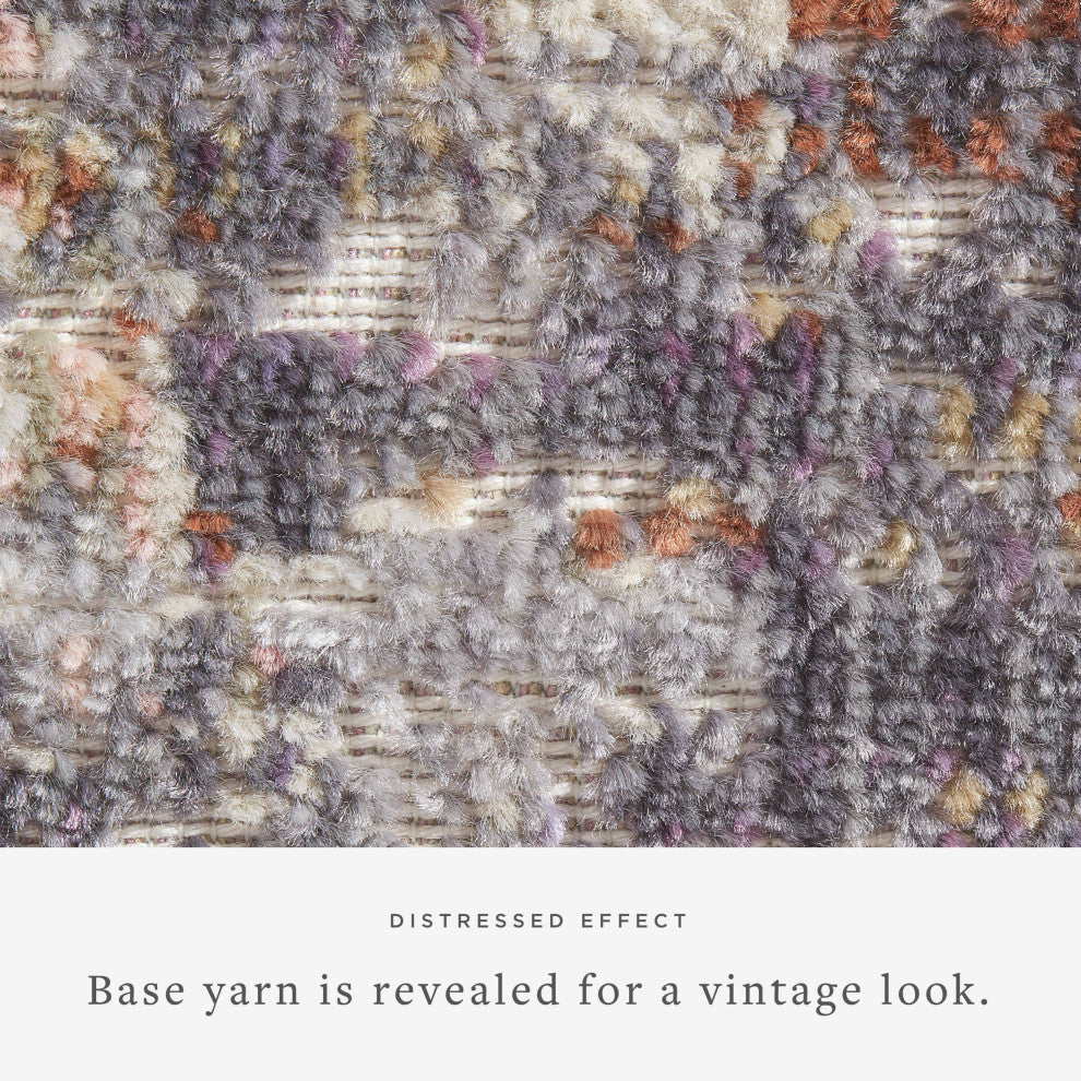 Chris Loves Julia x Loloi Rosemarie Graphite/Multi 2'-7" x 8'-0" Area Rug