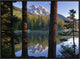 Mt Moran Reflected In String Lake, Grand Teton Np, Wyoming, 24"x18"