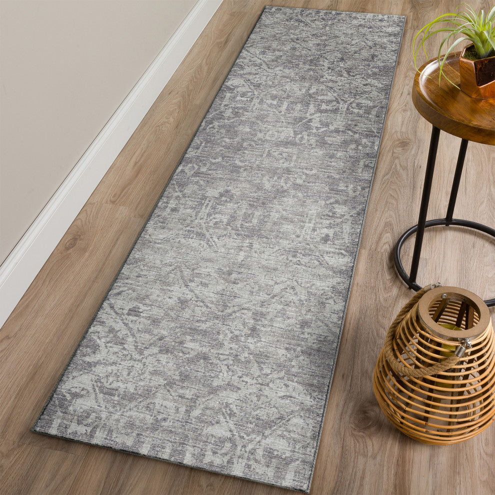 Aberdeen AB1 Flannel 2'3" x 7'6" Runner Rug