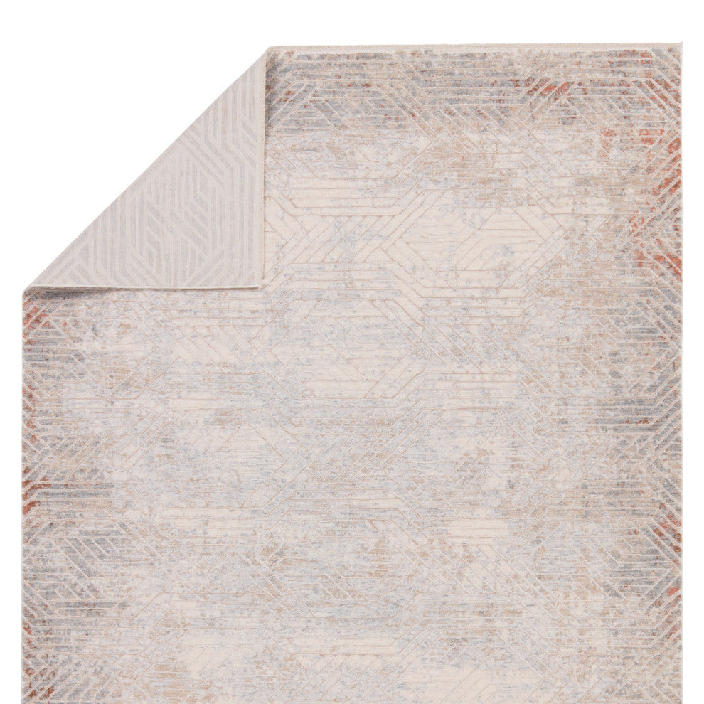 Jaipur Living Venture Geometric Tan/ Gray Area Rug 5'X8'